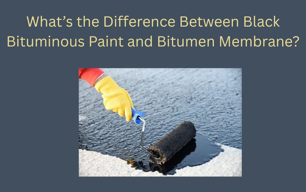 black bituminous paint