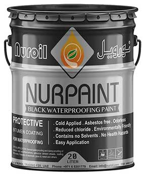 black bituminous paint